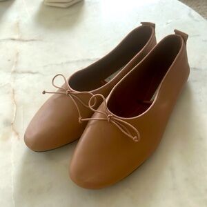 Zara Leather Flats NEW